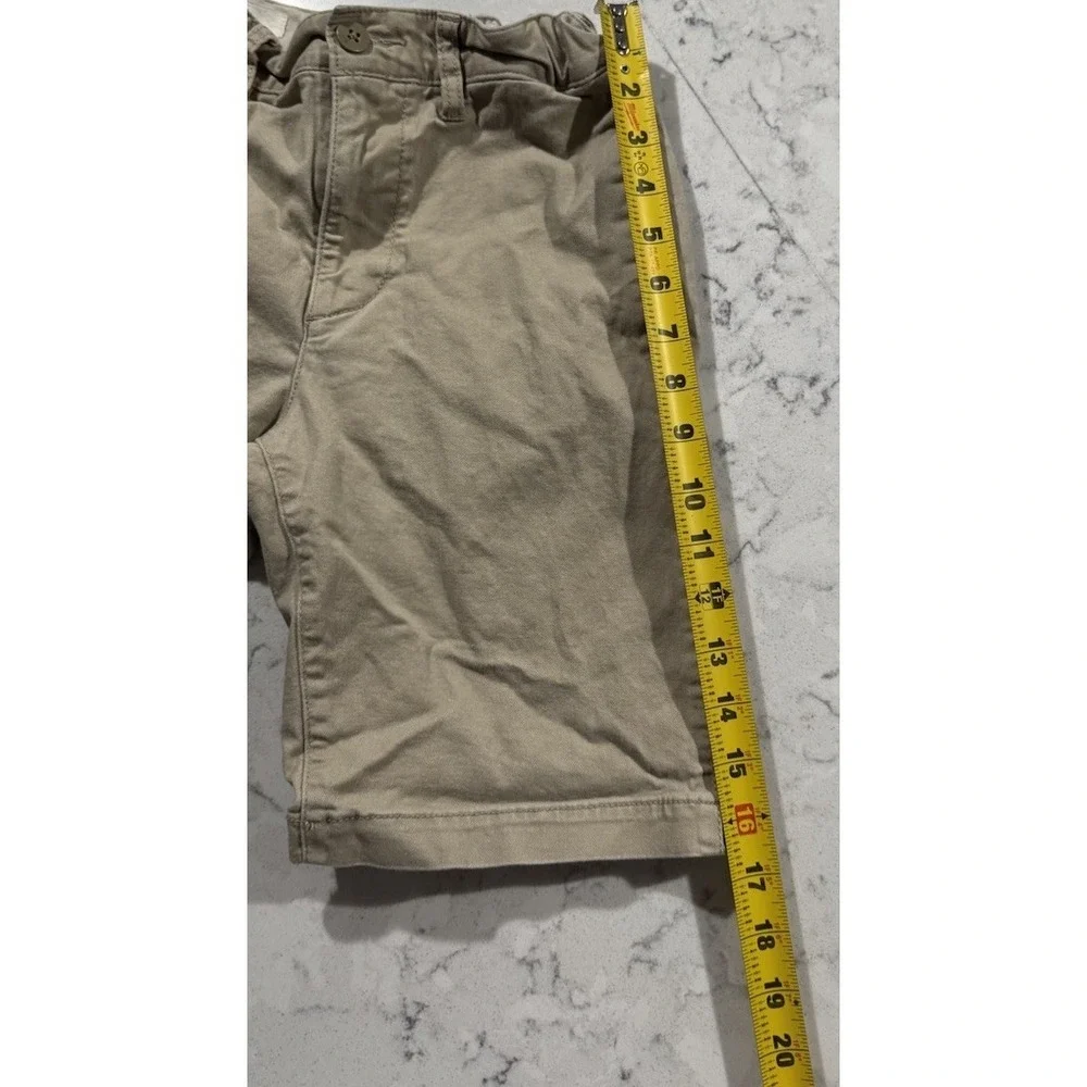 Gap Kids Shorts Boys‎ 10 Khaki Flat Front Cotton Stretch Uniform Comfort Casual